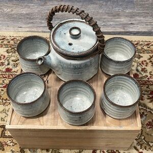 Handmade Japanese tea set